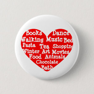 Things I Love Ronde Button 5,7 Cm