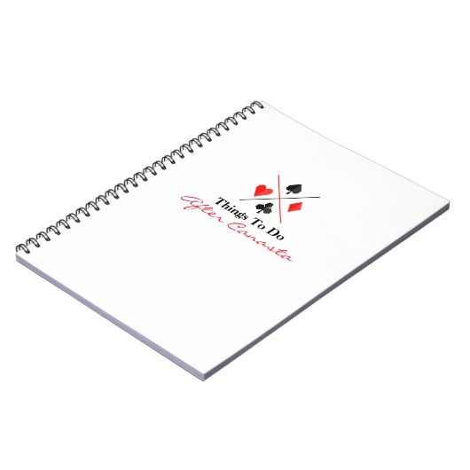 Things To Do After Canasta Notitieboek (Linkerzijde)