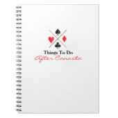 Things To Do After Canasta Notitieboek (Voorkant)