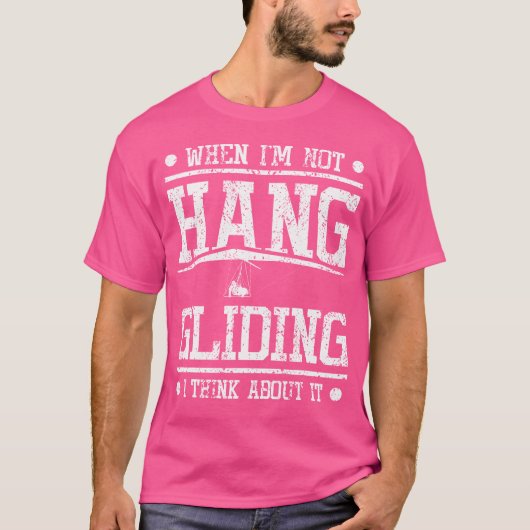 Think About Hang Gliding T-shirt (Voorkant)