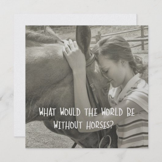 THINK AS ONE 5.25 x 5.25 card Kaart (Voorkant / Achterkant)