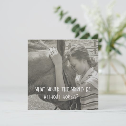 THINK AS ONE 5.25 x 5.25 card Kaart (Staand voorkant)