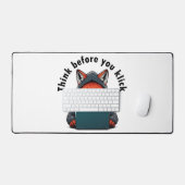 Think before you click - Cyber Security Bureaumat (Keyboard & Muis)