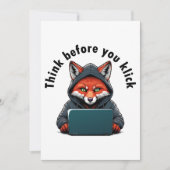 Think before you click - Cyber Security Kaart (Voorkant)