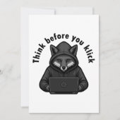 Think before you click - Cyber Security Kaart (Voorkant)