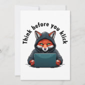 Think before you click - Cyber Security Kaart (Voorkant)
