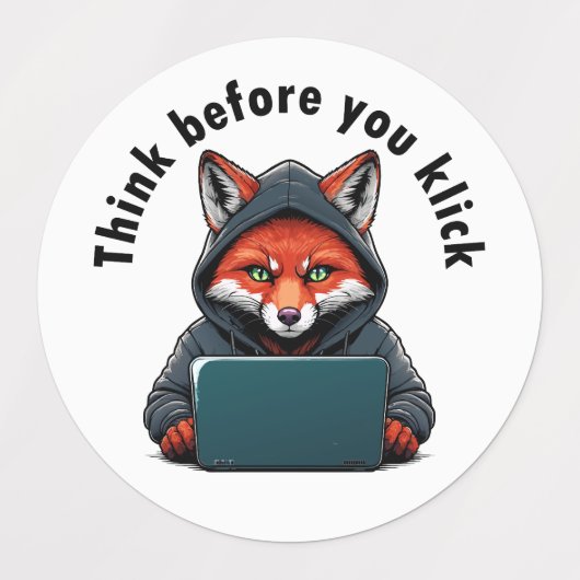 Think before you click - Cyber Security Labels (Design 2)