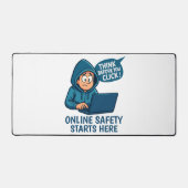 Think Before You Click - Online Safety Awareness Bureaumat (Voorkant)