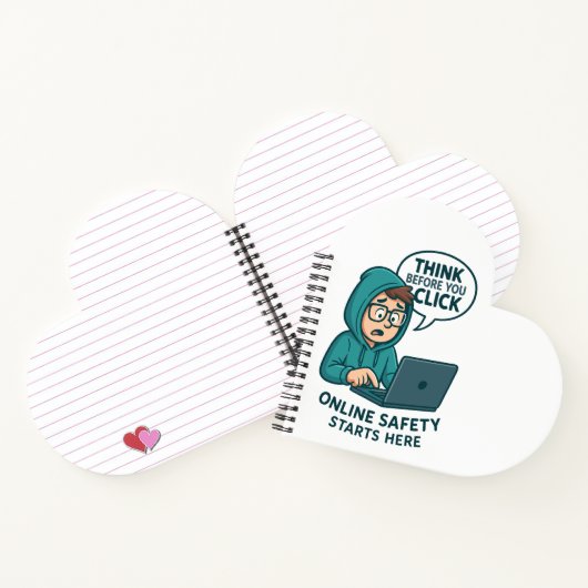 Think Before You Click - Online Safety Awareness Notitieboek (Binnen)