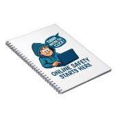 Think Before You Click - Online Safety Awareness Notitieboek (Rechterzijde)