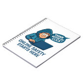 Think Before You Click - Online Safety Awareness Notitieboek (Linkerzijde)