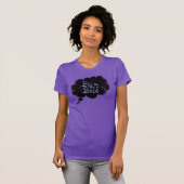 think big 'n bold T-shirt van dalDesignNZ (Voorkant volledig)