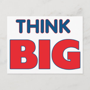 Think Big Postcard Briefkaart