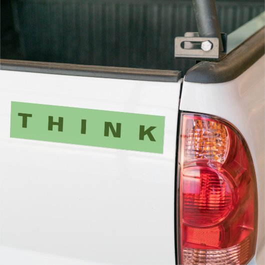 THINK BUMPER STICKER (Op Truck)