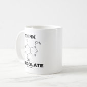 Think Chocolate (Theobromine-molecuulchemie) Koffiemok (Voorkant links)