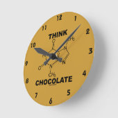 Think Chocolate (Theobromine-molecuulchemie) Ronde Klok (Hoek)