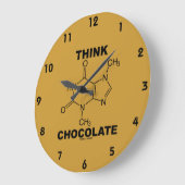 Think Chocolate (Theobromine-molecuulchemie) Ronde Klok (Hoek)