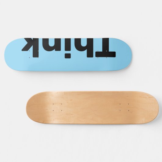 Think Deck "Think on the edge" Persoonlijk Skateboard (Horizontaal)