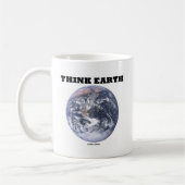Think Earth (Blauwe Marmeren Aarde) Koffiemok (Links)