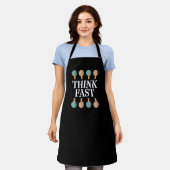 Think Fast Table Tennis Gift Ping Pong Club Schort (Gedragen)
