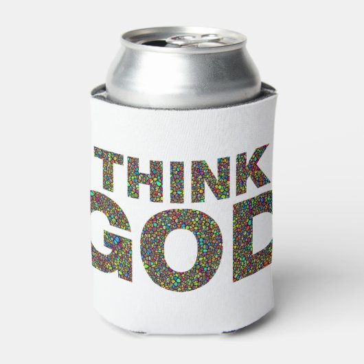 Think God Cadeau's idee van een cadeau Blikjeskoeler (Blikje Voorkant)