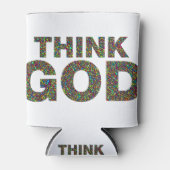 Think God Cadeau's idee van een cadeau Blikjeskoeler (Voorkant)