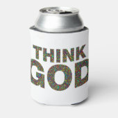 Think God Cadeau's idee van een cadeau Blikjeskoeler (Blikje Achterkant)