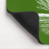 Think Green Muismat (witte tekst) (Hoek)