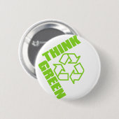 Think_Green Ronde Button 5,7 Cm (Voorkant /achterkant)