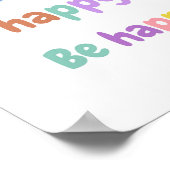 Think Happy Be Happy – Positive Mindset Kinder pri Poster (Hoek)