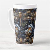 Think Inn Dragonfly Faux Borduurwerk Latte Mok (Linkerhoek)