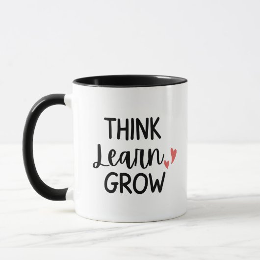 'Think Learn Grow' Teacher Thank You Gift  Mok (Links)