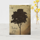 Think of You Kaart (Gele Bloem)