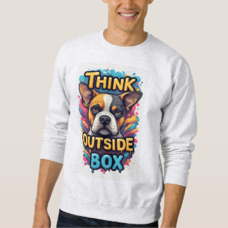 Think Outside The Box: Adorable Boxer Dog Portrait Trui