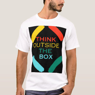 Think Outside The Box - Motivatie Quote T-Shirt