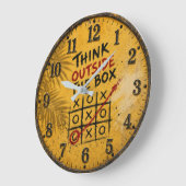 Think Outside the Box Motivational Office Decor Grote Klok (Hoek)
