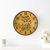Think Outside the Box Motivational Office Decor Grote Klok (Huis)