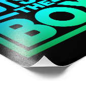 Think Outside The Box, Motivational Quote Foto Afdruk (Hoek)