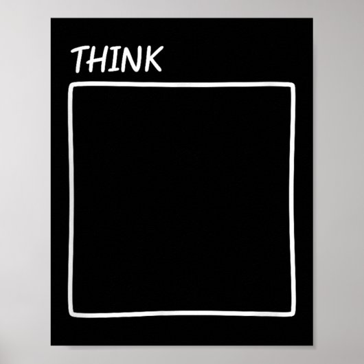 Think Outside The Box New Perspective  Poster (Voorkant)