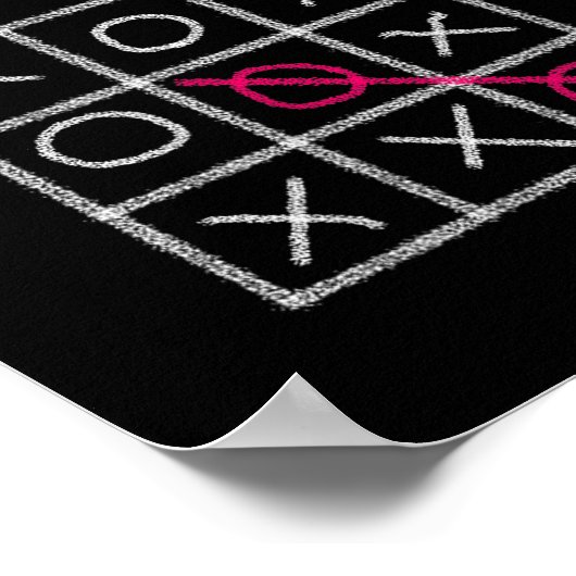 Think Outside The Box _ Tic Tac Toe _ Funny Sy Ner Poster (Hoek)