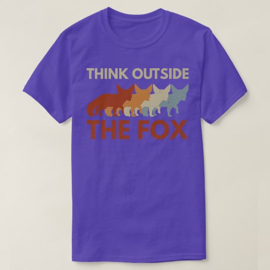 Think outside the fo Pun for a Fennec Fo Epert Pre T-shirt (Design voorkant)