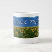 Think Peace Mug Grote Koffiekop (Voorkant)