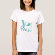 Think Peace T-shirt voor dames