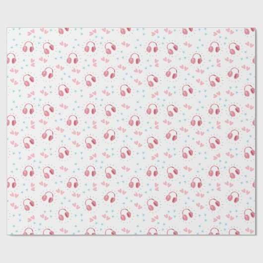Think Pink Audiobook Wrapping Paper Cadeaupapier (Vlak)