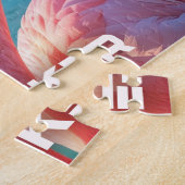 THINK PINKER - Flamingo PINK Legpuzzel (Zijkant)