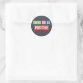 Think Positive Do Positive Quote sticker (Tas)