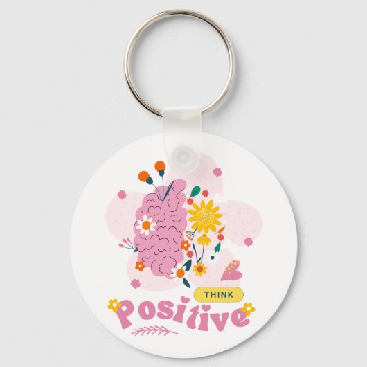 Think Positive Keychain (Voorkant)