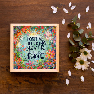 Think Positive Quote Inspirivity Poster