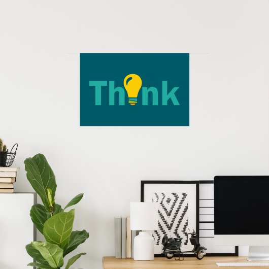 Think Poster (Thuiskantoor)