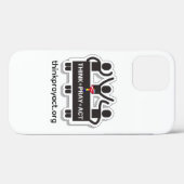 Think+Pray+Act iPhone 12 hoesje (Achterkant (horizontaal))